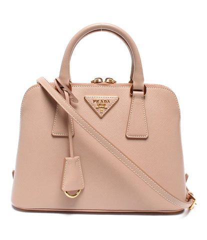 Prada beauty products 2WAY leather handbag for women, leather PRADA