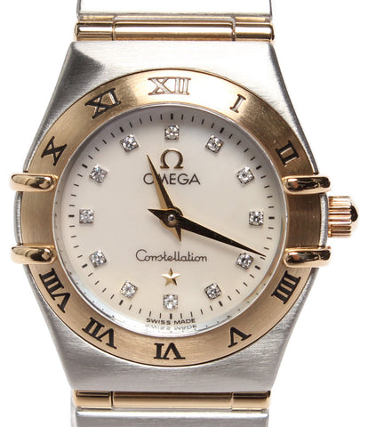 Omega นาฬิกา 12p เพชรกลุ่มดาวมินิ Quote Shell สุภาพสตรี Omega