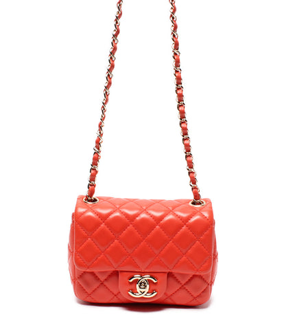 Chanel single chain leather shoulder bag mini Matorasse Ladies CHANEL