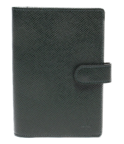Louis Vuitton notebook cover agenda MM taiga unisex (multiple size) Louis Vuitton