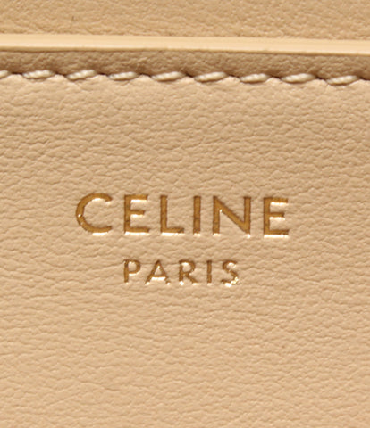 Celine ความงามผลิตภัณฑ์ Crocrit Calafskin หนังกระเป๋าคลัทช์ C Charm Celine