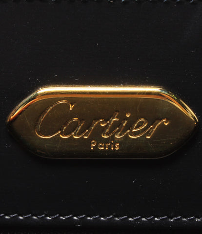 カルティエ 美品 レザーハンドバッグ  サファイアライン    レディース   Cartier