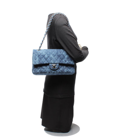 Chanel ความงามผลิตภัณฑ์ผ้ายีนส์ Cameria Chain กระเป๋าสะพาย Matrasse รุ่นปัจจุบันผู้หญิง Chanel