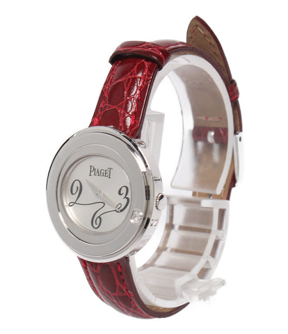 ピアジェ  腕時計 ポセション 1Pダイヤベゼル   クオーツ シルバー  レディース   PIAGET