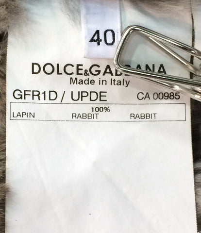Dolce และ Gabbana ผลิตภัณฑ์ความงามเครื่องจักรกลหนัง Graffiti เสื้อสตรีขนาด 40 (s) Dolce & Gabbana