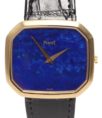 Piangge Watch Manual Winding Blue Unisex Piaget