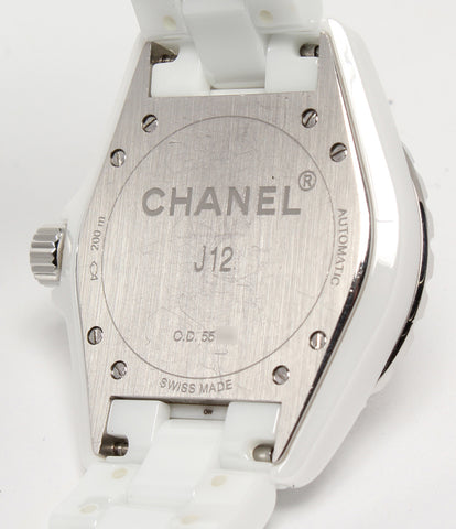 シャネル  腕時計 J12  自動巻き ホワイト  メンズ   CHANEL