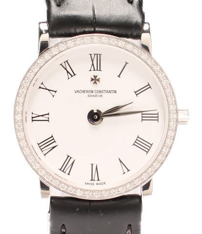 VACHERON CONSTANTANE ผลิตภัณฑ์ความงามนาฬิกาควอตซ์ขาวผู้หญิง Vacheron Constantin