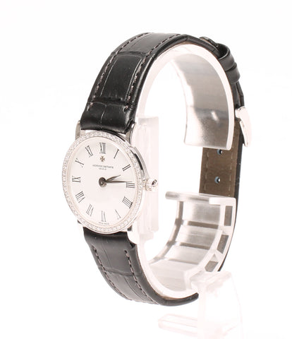 ヴァシュロンコンスタンタン 美品 腕時計   クオーツ ホワイト  レディース   Vacheron Constantin