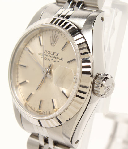 Rolex Watch Date เพียงแค่อัตโนมัติเงิน 69174 สตรี Rolex