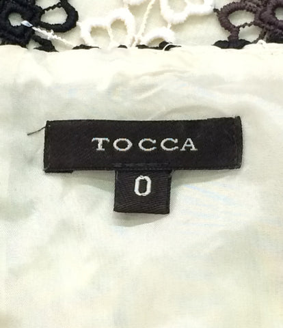 Tokka ความงามเย็บปักถักร้อยแขนกุดหนึ่งชิ้นผู้หญิง (XS หรือน้อยกว่า) Tocca