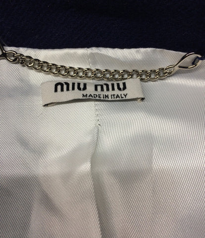 Miu Miu beauty products Bijou button Chester Court Ladies SIZE 36 (XS below) MiuMiu