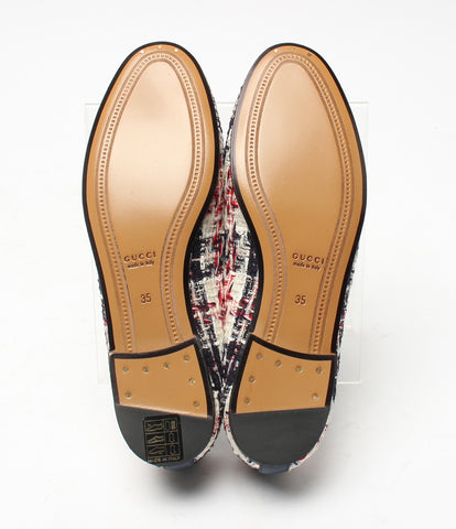 Gucci beauty products Jordaan hose bit tweed loafers Ladies SIZE 35 (S) GUCCI
