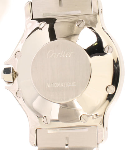 Cartier Watch Santosuuctgon แผลอัตโนมัติ White Unisex Cartier