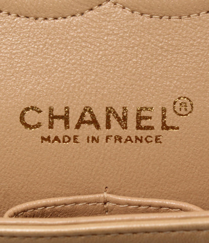 Chanel หนังโซ่ไหล่กระเป๋า Matrasse W Chain Women Chanel