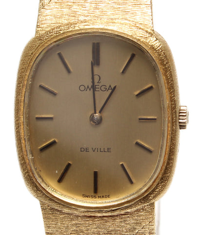 Omega Watch Manual Winding Gold Ladies Omega