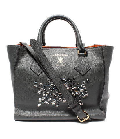 Er Dee M. Jay beauty products 2Way leather handbag shoulder bag ladies A.D.M.J.