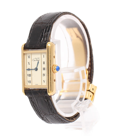 カルティエ  腕時計 マストタンク ヴェルメイユ  クオーツ   レディース   Cartier