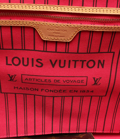 ルイヴィトン 美品 トートバッグ ネヴァーフルMM ラブ・ロック  モノグラム    レディース   Louis Vuitton
