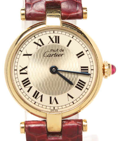 カルティエ  腕時計  マストヴァンドーム創業150周年限定 クオーツ  W1010395 レディース   Cartier