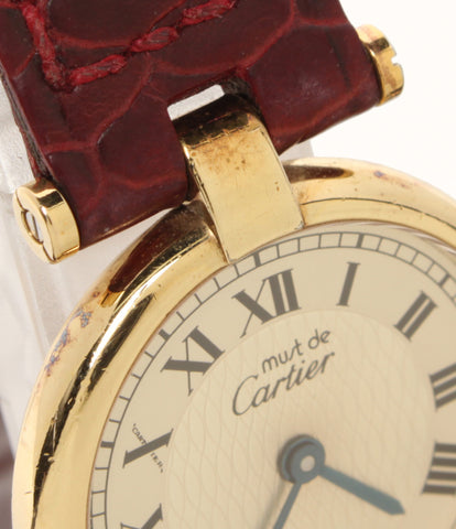 Cartier watch mast Vendome 150th anniversary limited quartz W1010395 Ladies Cartier