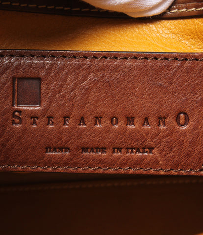 ステファノマーノ 美品 レザービジネスバッグ      メンズ   STEFANO MANO