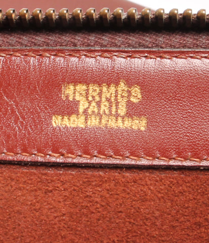 Hermes กระเป๋าคลัทช์○ F แกะสลัก Unisex Hermes