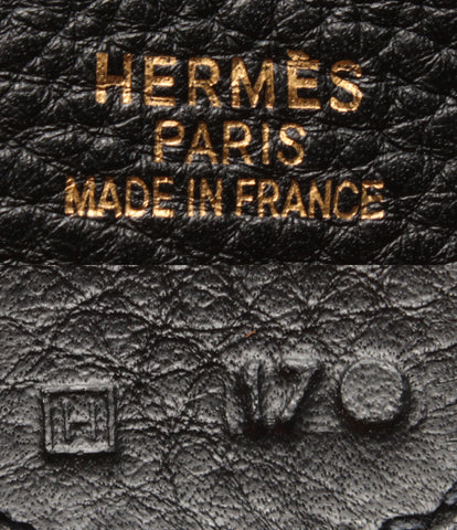 Hermes leather tote bag □ H stamp tar Ladies HERMES