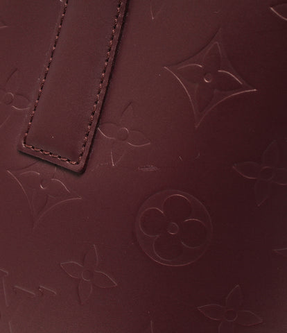 Louis Vuitton ความงามกระเป๋าสีม่วงสต็อกตัน Monogram Mat สุภาพสตรี Louis Vuitton
