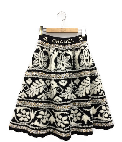 Chanel beauty products 19K Nordic West logo skirt ladies SIZE 34 (S) CHANEL