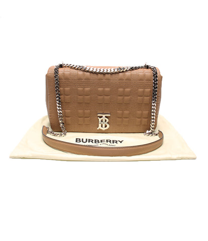 Burberry beauty products quilted leather chain shoulder bag roller bag ladies BURBERRY