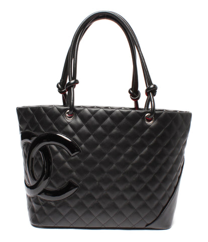 Chanel Leather Leather Tote Bag Cambon Chanel