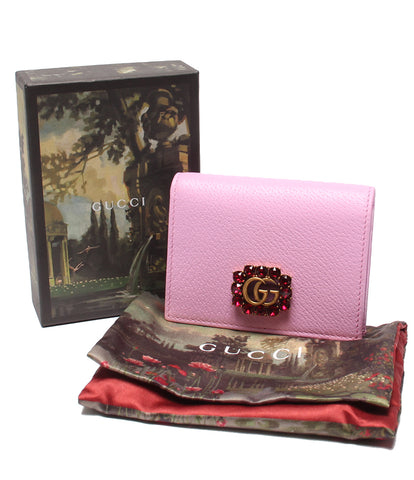 gucci ความงามผลิตภัณฑ์พับกระเป๋าสตางค์ gg mermont women (กระเป๋าสตางค์ 2 พับ) gucci