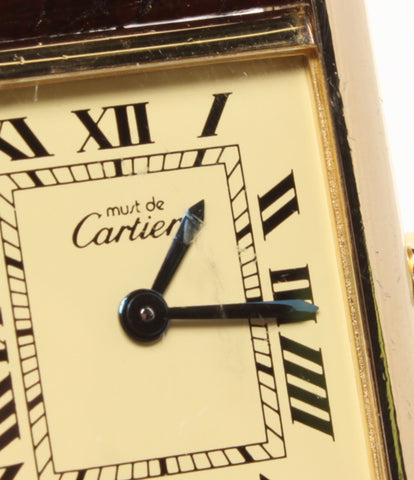 カルティエ  腕時計 タンクヴェルメイユ  クオーツ   レディース   Cartier