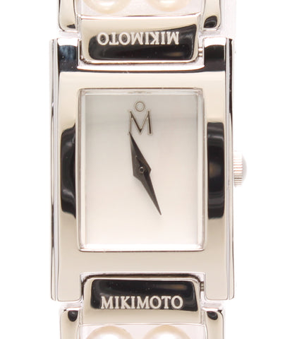 mikimoto นาฬิกามุกอวยพรนาฬิกามุกนาฬิกาควอตซ์เชลล์ NNS-8019PF ผู้หญิง mikimoto