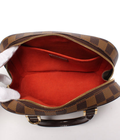 Louis Vuitton กระเป๋าถือความงาม Saria มินิ Damier Eveene ผู้หญิง Louis Vuitton