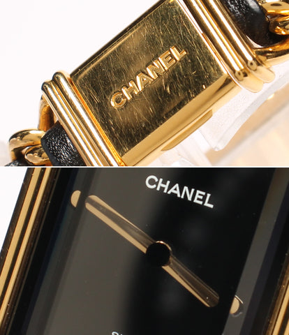 Chanel Watch Premiere M Quartz Black Ladies CHANEL