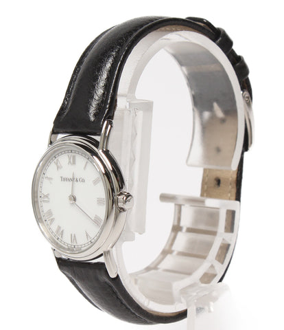 ティファニー 美品 腕時計   クオーツ ホワイト L251 レディース   TIFFANY＆Co.