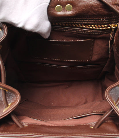 Leather backpack Nume leather soft leather ladies ITAGAKI