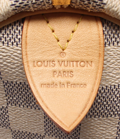 Louis Vuitton Miniboston กระเป๋าถือ Speedy 30 Damier Azur ผู้หญิง Louis Vuitton
