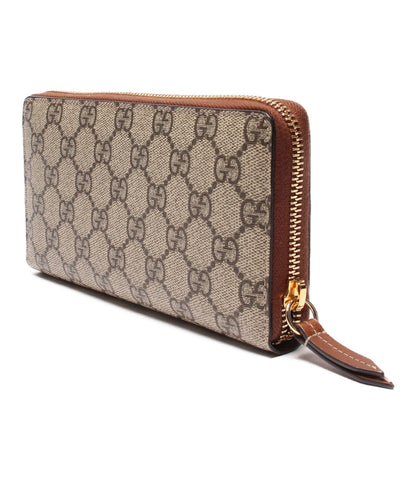 Gucci beauty goods length purse round fastener GG Supreme Unisex (round zipper) GUCCI