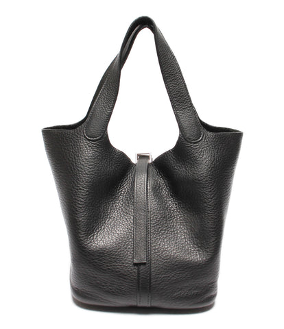 Hermes leather handbag □ L engraved Picotin PM Ladies HERMES
