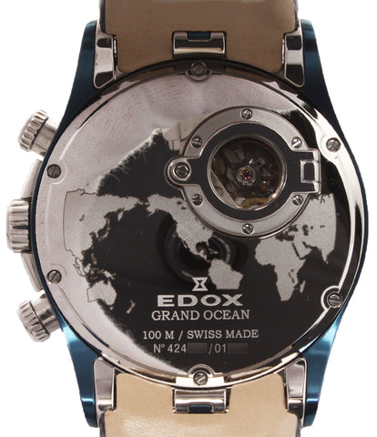 时代钟表公司观看大洋自动01201-357B-布因男子EDOX