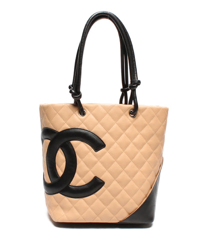 Chanel Leather Tote Bag Medium Tote Cambon Ladies CHANEL