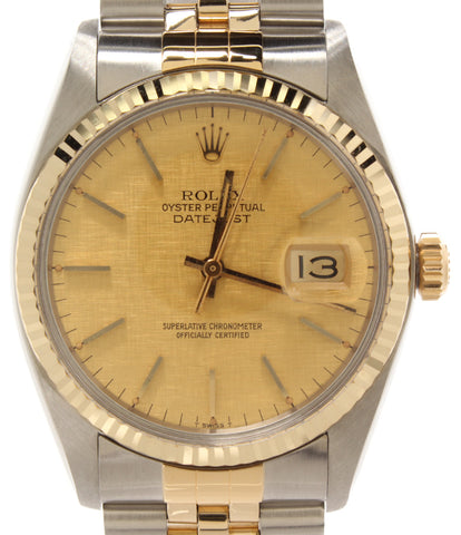 Rolex Watch Date เพียงทองอัตโนมัติ 16013 ผู้ชาย Rolex