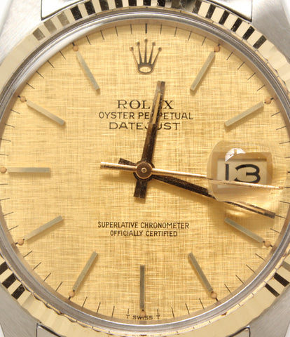 Rolex watch Datejust Automatic Gold 16013 Men's ROLEX