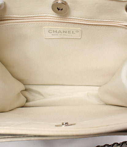 Chanel หนังกระเป๋าสะพาย Choco Bar ผู้หญิง Chanel