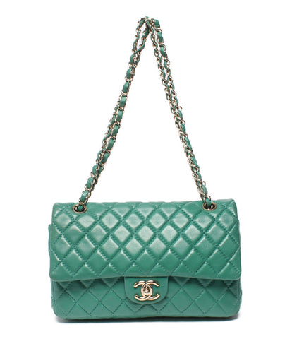 Chanel leather shoulder bag Matorasse (W chain) Women CHANEL