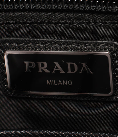 普拉达美容产品绗缝帆布背包的背包尼龙女士PRADA