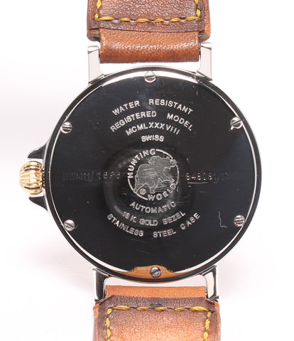 在庫限りッ！アウトレット ハンティングワールド HW994SBL 腕時計 自動巻き - オートマチック ハンティングワールド 時計